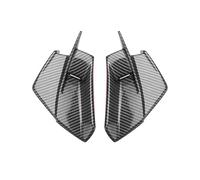 Fairing Winglets For Kawasaki For ZX4RR 2019 2020-2024 Front Aerodynamic Winglet Face Fairing Kit Side Fixed Winglet Accessories Winglet Naked Front Spoiler(ABS carbon fiber)