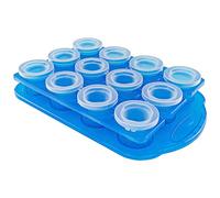 Fairly Odd Novelties 12-Piece Ice Shot Glass Set Includes Serving Tray