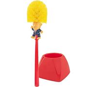 Fairly Odd Novelties Donald Trump Toilet Brush with Holder, red