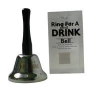 Fairly Odd Novelties Ring for a Drink Novelty Handbell, Aluminum