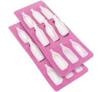 Fairly Odd Novelties Wine Bottle Ice Cube Tray Funny Novelty Chocolate Candy Jelly Mold, Set of 2