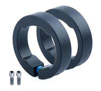 Fairnull 2Pcs Replacement Aluminum Alloy Bicycle Grip Handlebar Lock Rings for MTB Bicycle Grip Ring Durable for Bikes