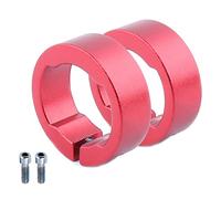 Fairnull 2Pcs Replacement Aluminum Alloy Bicycle Grip Handlebar Lock Rings for MTB Handlebar Lock Ring Durable for Cycling