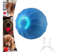 Fairnull Shaky Ball Toy for Dogs | Vibrating Shaking Dog Ball | Interactive Automatic Moving Dog Toy Ball | USB Rechargeable Wobble Wag Giggle Dog Toy Ball for Small, Medium, and Large Dogs (Blue-A)