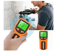 Fairnull Stud Finder Wall Scanner, 5 in 1 Stud Detector for Center and Edge of Wood, Metal, Joist Pipe and AC Wires, 5 Scanning Modes LCD Display Ergonomic Wall Scanner for Electrical Wiring Yellow
