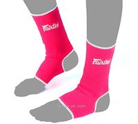 Fairtex Ankle Supports Anklets AS1 Pink White Muay Thai Boxing MMA Kickboxing Sold by MinotaurFightStore