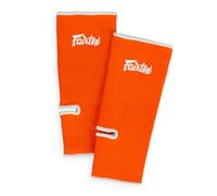 Fairtex AS1 Ankle Guard - Premium Ankle Support for Muay Thai, MMA & Kickboxing (Freesize) - Maximum Support & Comfort. Ideal Foot Support for Intense Training (Orange)