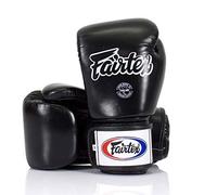 Fairtex BGV1 Leather Black Universal Boxing Gloves - NEW (10oz)