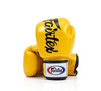 Fairtex BGV19 Deluxe Tight-Fit Gloves (Gold, 16 oz)