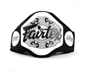 Fairtex Black/White BPV3 Microfiber Belly Pad