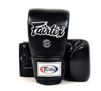 Fairtex Cross Trainer Muay Thai Boxing Bag Gloves (Black, Large)