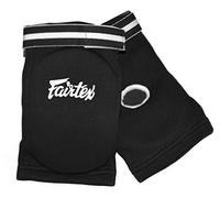 Fairtex Elbows mod.EBE Pads Guard Protection Equipment MuayThai Kick Boxing MMA Gear Thai Boxing for Martial Arts elbow one Size for All (Black, One Size for All)