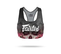 Fairtex High Impact Sports Bra (UK, Alpha, M, Regular, Regular, Stamp Fairtex Black/Pink)