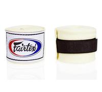 Fairtex HW2 Elastic Cotton Handwraps, 120' and 180" Full Length Hand Wraps-Many Colors (White, 120")