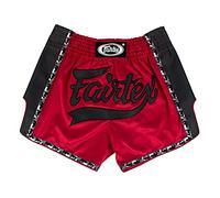 Fairtex Men's Boxing Shorts Training Martial Arts, Red/Black, XL