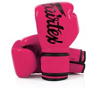 Fairtex Microfibre Boxing Gloves Muay Thai Boxing (BGV14 Pink, 10 oz)