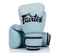 Fairtex Microfibre Boxing Gloves Muay Thai Boxing (Pastel Blue, 16 oz)