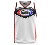 Fairtex Muay - Thai Basketball Jersey, White/Black, XL