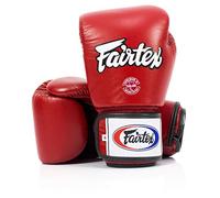 Fairtex Muay Thai Boxing Gloves. BGV1-BR Breathable Gloves. Training, Sparring Gloves for Boxing, Kick Boxing, MMA (Red, 16oz)