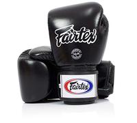 Fairtex Muay Thai Boxing Gloves. BGV1-BR Breathable Gloves. Training, Sparring Gloves for Boxing, Kick Boxing, MMA (Black, 12oz)
