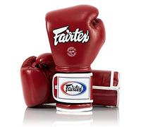 Fairtex Muay Thai Boxing Gloves BGV9 - Heavy Hitter Mexican Style - Minor Change Black with Yellow Piping 12 14 16 oz. Training & Sparring Gloves for Kick Boxing MMA K1