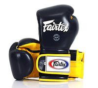 Fairtex Muay Thai Boxing Gloves Blue-Yellow Mexican Style BGV9, 14oz