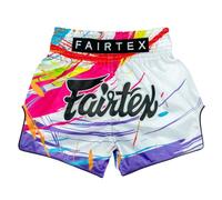 FAIRTEX Muay Thai Boxing Shorts Slim Cut - Black, White, Red, Orange, Blue, Yellow, S, M, L, XL, L