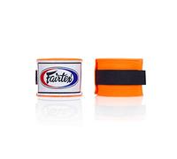 Fairtex HW2 Elastic Cotton Hand Wraps 100 Feet 180 Inches Multiple Colors (Orange, 180")