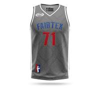 Fairtex Muay - Thai NBA Jersey (Gray, X-Large)