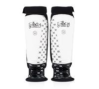 Fairtex Neoprene Shin Guards (White/Black, Large)