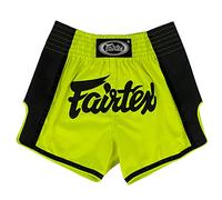 Fairtex Slim Cut Muay Thai Boxing Kickboxing Shorts - BS1706 (Green, X-Large)