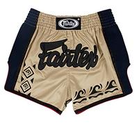 Fairtex Slim Cut Muay Thai Boxing Shorts - BS1713 (Khaki, Large)