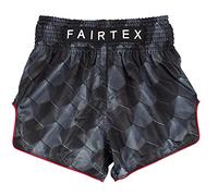 Fairtex Slim Cut Muay Thai Boxing Shorts - BS1901 (Stealth - Black, Large)