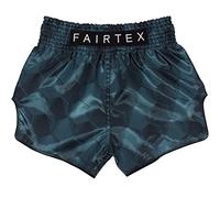 Fairtex Slim Cut Muay Thai Boxing Shorts - BS1902 (Stealth - Gray/Green, Medium)