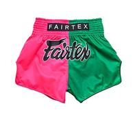 Fairtex Slim Cut Muay Thai Boxing Shorts - BS1911 (Pink/Green, Small)