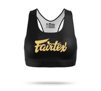 Fairtex Sports Bra Classic SB-CC-BK/GO, Medium Black/Gold