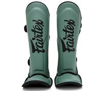 Fairtex X Booster Shin Pads - FXB SG - Green/Black - M