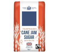 Fairtrade Cane Jam Sugar with Pectin, 1kg, Made in UK, Vegetarian and Vegan Friendly