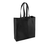 Fairtrade Cotton Classic Tote Shopping Bag Pack of 2 Westford Mill Black One Size