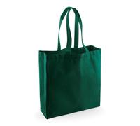 Fairtrade Cotton Classic Tote Shopping Bag Westford Mill Bottle Green One Size