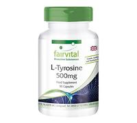 Fairvital | L-tyrosine 500mg - HIGH Dosage - 90 Capsules - Amino Acid