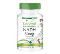Fairvital | NADH 50mg - Vegan - HIGH Strength - 60 Capsules - Delayed Release Due to DRCaps