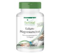 Fairvital | Potassium Magnesium Citrate - Vegan - 120 Capsules