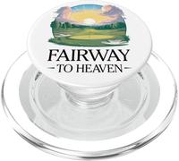 Fairway to Heaven Golf Course Funny Golfer PopSockets PopGrip for MagSafe