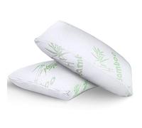 FAIRWAYUK Bamboo Memory Foam Pillow - Comfort and Firm Neck Support | 70 x 40cm | 2 Pack