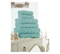 FAIRWAYUK Egyptian Cotton Bath Sheets Pack of 2-550 GSM, 100% Egyptian Cotton Ultra Soft Highly Absorbent Towels Bath Sheets (90x140cm), Extra Large Quick Dry, Duck Egg