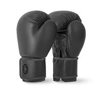 FAIRWAYUK Men's Boxing Gloves, 10oz, 12oz, 14oz, 16oz, Ideal Bag Mitts for Martial Arts, Sparring, Punching, Punch Bag Training (12oz, Black_Classic)