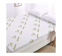 FAIRWAYUK Quilted Bamboo Mattress Topper 4cm Thick, Deep Fitted Anti Allergy Memory Foam Toppers, Ultra Soft, Breathable, Double Bed Size - 137x190x30cm