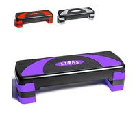 FAIRWAYUK Steppers for Exercise Workout - 3 Level Adjustable Height Non Slip Aerobic Step Platforms, Cardio Home Gym Equipment Fitness Step Workout Training