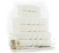 FAIRWAYUK Towels - Premium Bath Towels 2 Pack - 70x120cm - Ultra Soft 100% Egyptian Cotton, Highly Absorbent Quick Dry Extra Large Bath Towel, Hotel Quality Towels Set, Cream